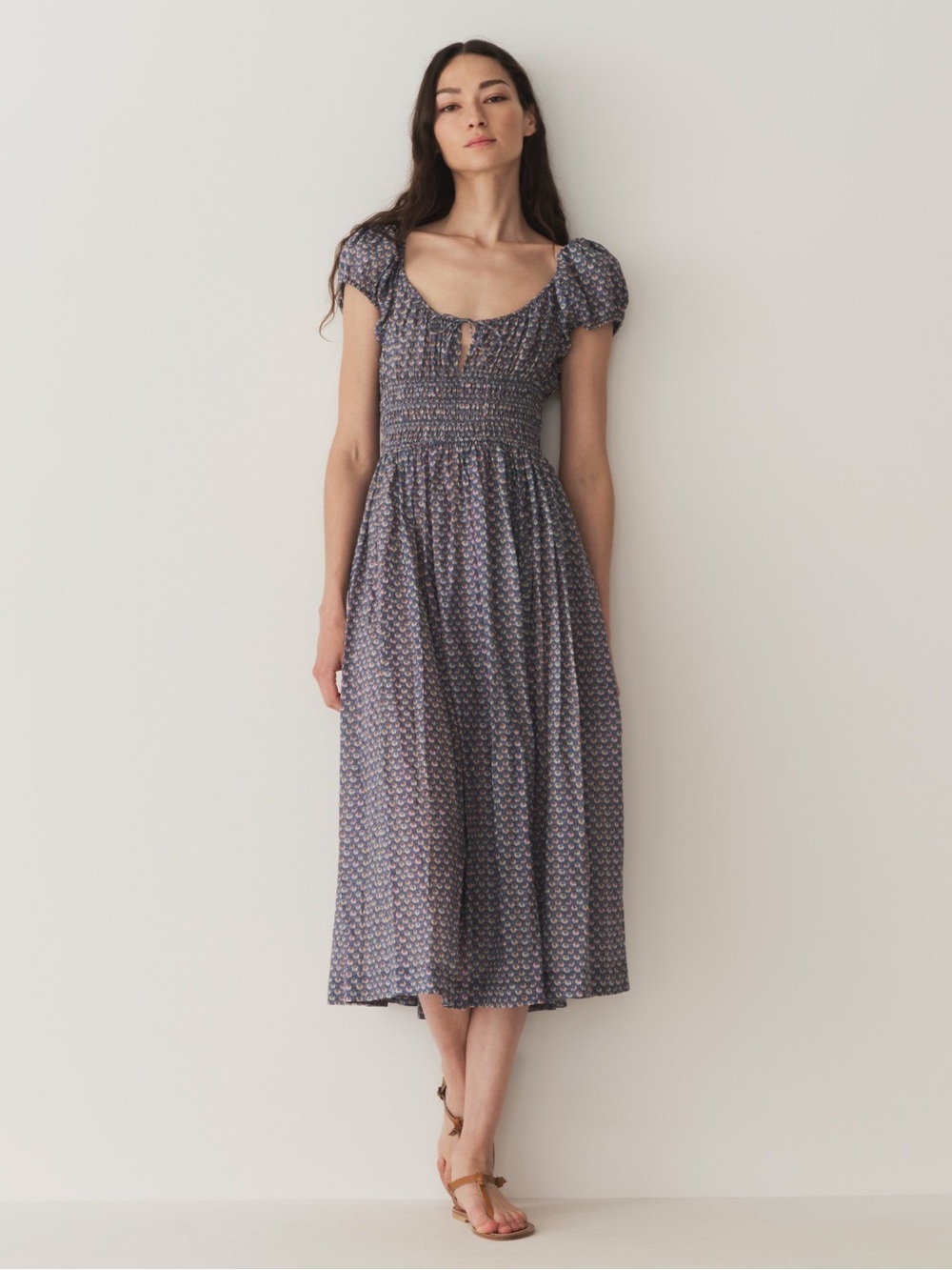 Doen Quinn Dress in DAHLIA IKAT